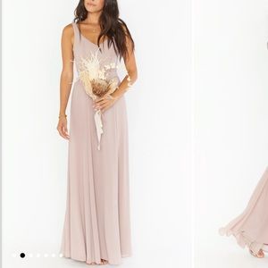 Show Me Your Mumu Jen Maxi Dress. Size M Color Soft Beige